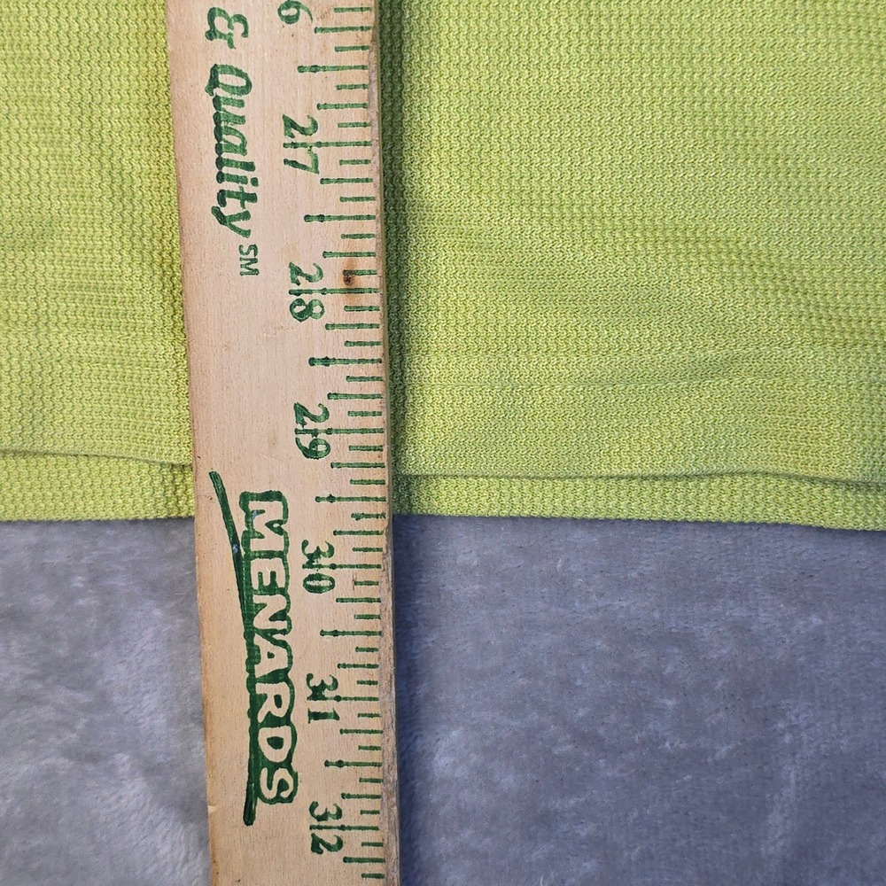 Tommy Bahama Polo Shirt Mens XL Lime Green Silk Blend Textured Resort Coastal - Picture 8 of 9